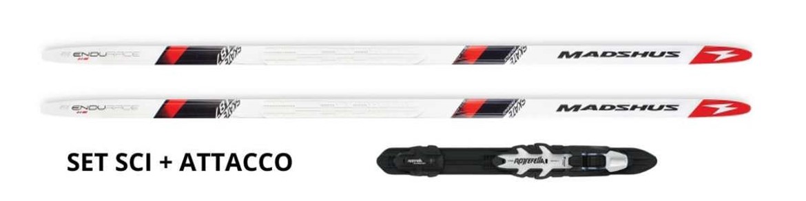 SET MADSHUS SCI ENDURANCE SKATE + ATTACCO